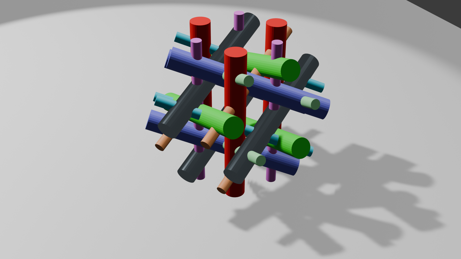 Wooden puzzle with geometrynode settings preview image 1